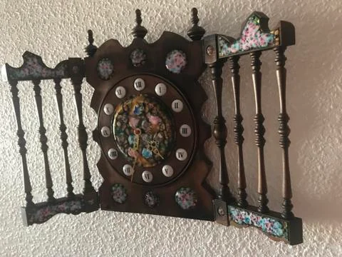 Clock on the wall Foto stock