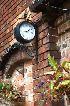 Clock On The Wall Stock Photos