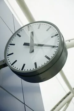 Clock on the wall Stock Photos