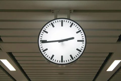 Clock on the wall Stock Photos