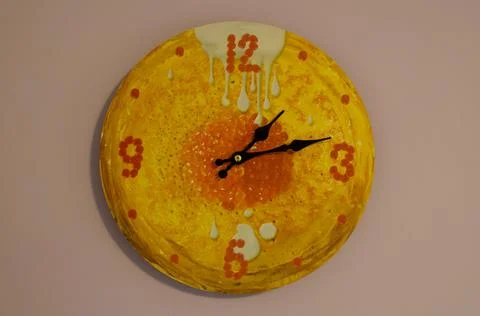 Clock on the wall. Wall Clock. Time. Stock Photos