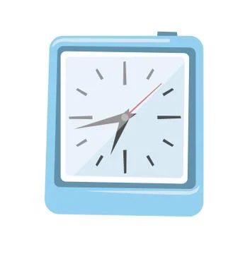 Clock watch alarm vector icon illustration Stock Illustration