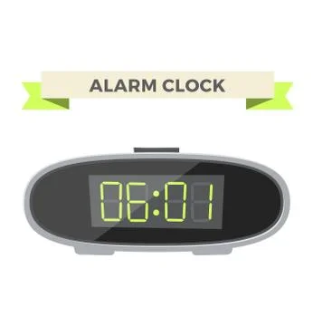 Clock watch alarm vector icon illustration Stock Illustration