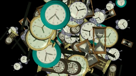 Clock watch array background,time space particle science fiction backdrop. 스톡 동영상 6500160