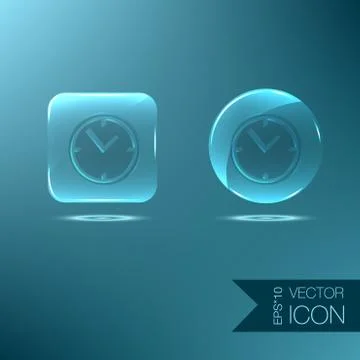 Clock watches icon Stock Illustration