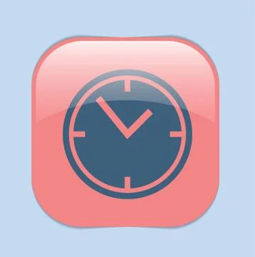 Clock watches icon Stock Illustration