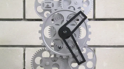 Clock wheels Vídeos de archivo 35553111