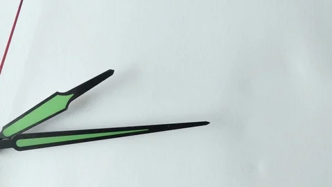 Clock on white background 動画素材 81965475