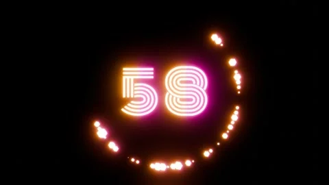 A clock with the word 11 on it Stock Footage 309923944