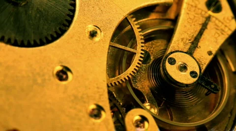 Clock work stop 22 Stock Footage 350652