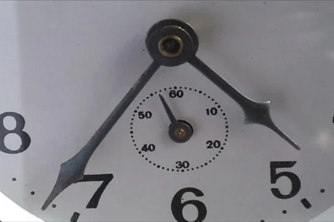 Clock working Stock Footage 110721
