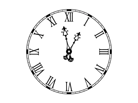 Clockface Video stock 911338