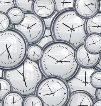 Clocks and time background Stock Photos