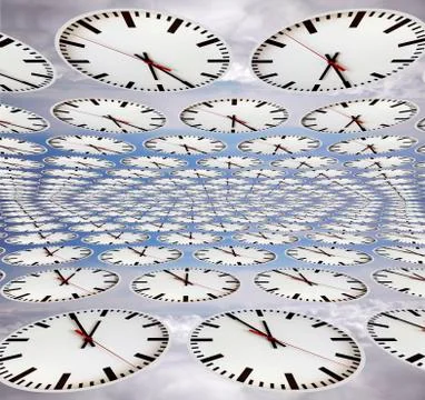Clocks, artwork 스톡 일러스트