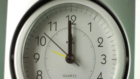 Clocks close to twelve Video stock 76039498
