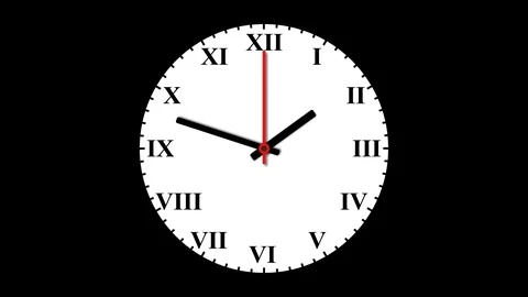 Clocks forward tonight Stock Footage 86738383