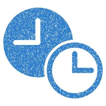Clocks Grainy Texture Icon イラスト素材