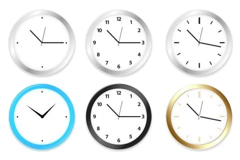 Clocks Stock Illustration