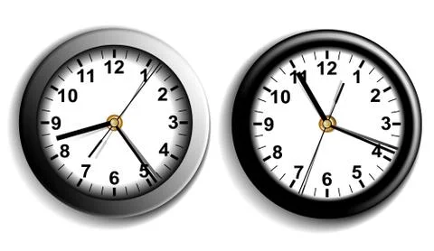 Clocks Stock Illustration