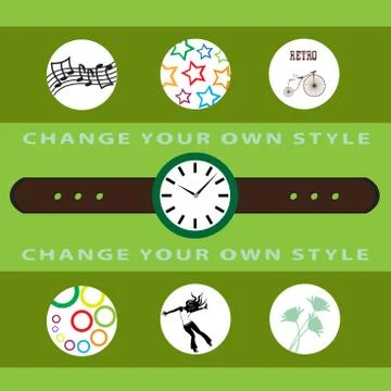 Clocks Stock Illustration