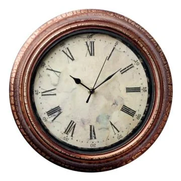 Clocks in old style Stock Photos