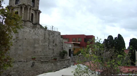 Clocktower in the Rhodes old town Stock-Footage 32245577