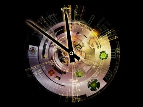 Clockwork Abstraction Stockillustratie