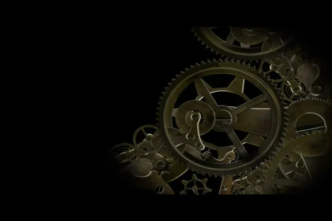 Clockwork action in motion Stock Footage 562559