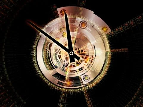 Clockwork Arrangement Stock Illustration