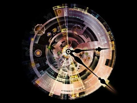 Clockwork Arrangement Illustrazione stock