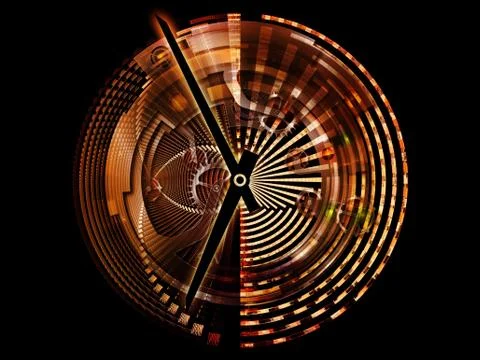 Clockwork Backdrop Illustrazione stock