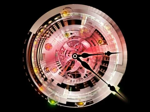 Clockwork Backdrop Illustrazione stock