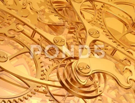 Clockwork background: Royalty Free Illustration #11526306