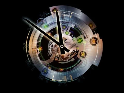 Clockwork Background Stockillustratie