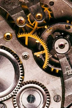 Clockwork Background Stock Photos
