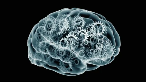 Clockwork Brain with camera move. Stock Footage 164560125