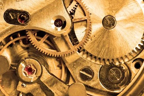 Clockwork Clockwork of wristwatch super close up Copyright: xZoonar.com/Ro... Stock Photos