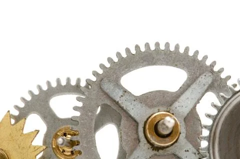 Clockwork close up Stock Photos