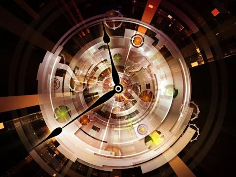 Clockwork Composition 스톡 일러스트