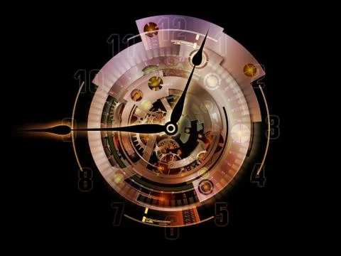 Clockwork Computing Ilustração Stock