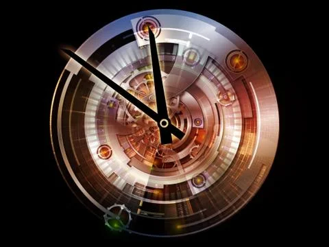 Clockwork Computing 스톡 일러스트