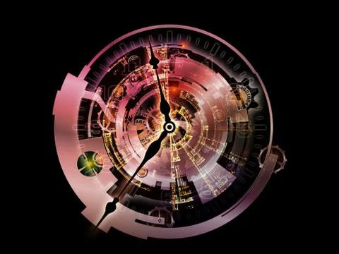 Clockwork Computing Ilustração Stock