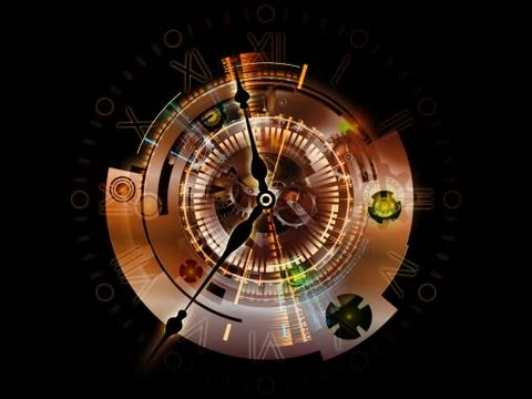 Clockwork Computing Ilustração Stock