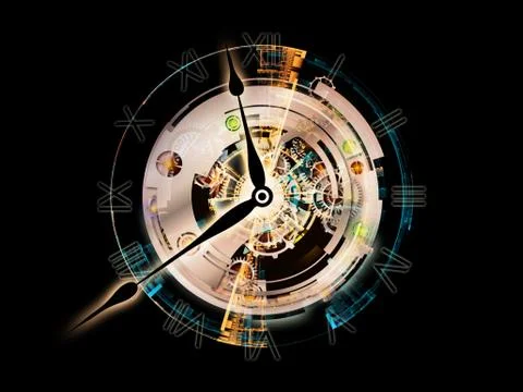 Clockwork Computing Ilustração Stock