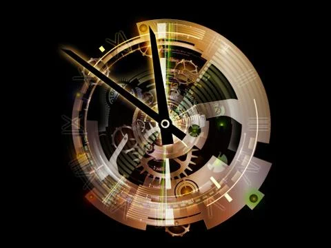 Clockwork Computing Ilustração Stock