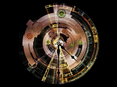 Clockwork Connections 스톡 일러스트