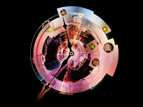 Clockwork Connections Illustrazione stock
