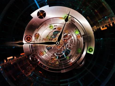 Clockwork Connections Illustrazione stock