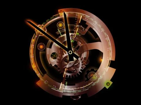 Clockwork Connections Stock Illustration