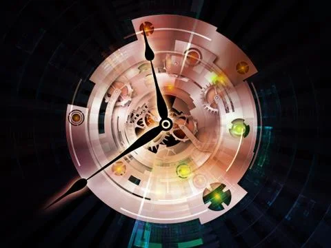 Clockwork Connections 스톡 일러스트